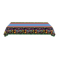 sruoe Tablecloth, 54 X 108in Carnival Mask Tablecloth, Waterproof Machine Washable Foldable Purple Rectangle Tablecloths, Table Cloth for Dining, Home, Party Decor, Plastic