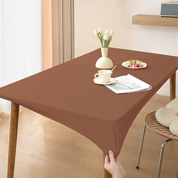 sruoe Tablecloth, Rectangle Tablecloths, Washable Foldable Modern Coffee Tablecloths, Table Cloth for Dining, Home, Party, Picnic, PU