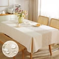 thumbnail image 1 of sruoe Tablecloth, Rectangle Tablecloths, Waterproof Oilproof Washable Foldable Modern Tablecloths, Table Cloth for Dining, Home, Party, Picnic, Nylon Spandex, 1 of 5