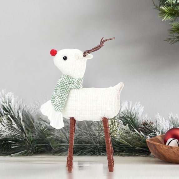 sruoe Tabletop Christmas Trees in Clearance Christmas Elk Christmas Tree Holiday Decor Gift for Kids Boys Girls Children