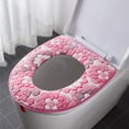 thumbnail image 1 of sruoe Toilet Seat Cover, Elongated Toilet Seat Cover, Oval Toilet Seat Cover,Bathroom Toilet Seat Cover, Toilet Seat Covers Washable for Winter and Autumn, 1 of 6