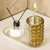 sruoe Toothbrush Cups for Bathrooms, Mouth Wash Cup, Mouth Rinse Cup, Toothbrush Holders, Plastic Toothbrush Cups, Reusable Simple Toothbrush Cup for Hosehold, Travel Toothpaste Cups