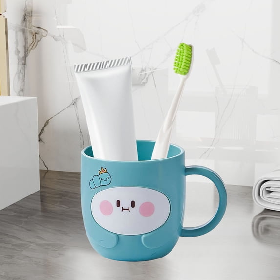 sruoe Toothbrush Cups for Bathrooms, Mouth Wash Cup, Mouth Rinse Cup, Toothbrush Holders, Plastic Toothbrush Cups, Reusable Simple Toothbrush Cup for Hosehold, Travel Toothpaste Cups