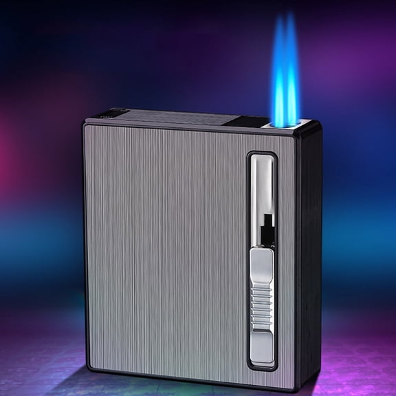 sruoe Torch Lighters for Smoking Pocket Lighters Cigarette Case Lighters for Grill Kitchen Camping