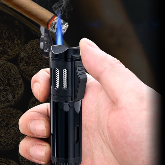 sruoe Torch Lighters on Clearance Pocket Lighters Value Pack Portable 3-Stroke Cigar Lighters for Grill Kitchen Camping