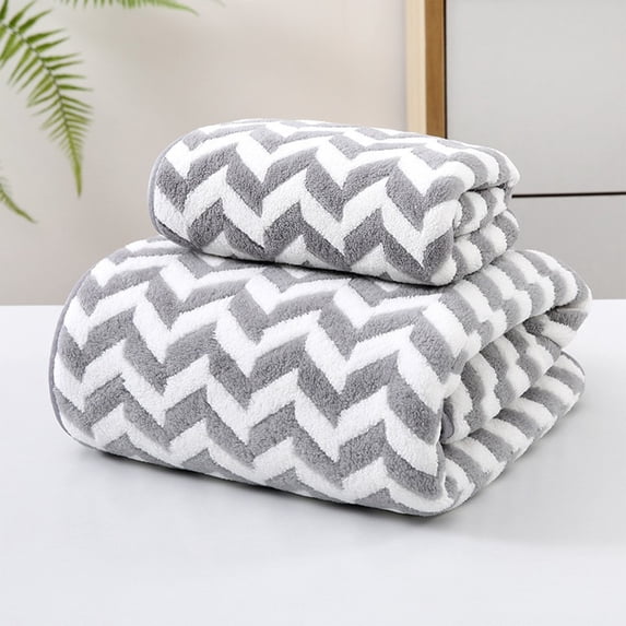 sruoe Towels, Hand Towel Set, Hand Towel Set of 2, Towel Sets for Bathroom Clearance, Face Towels, Modern Soft Comfortable Absorbent Lightweight Towels, Polyester