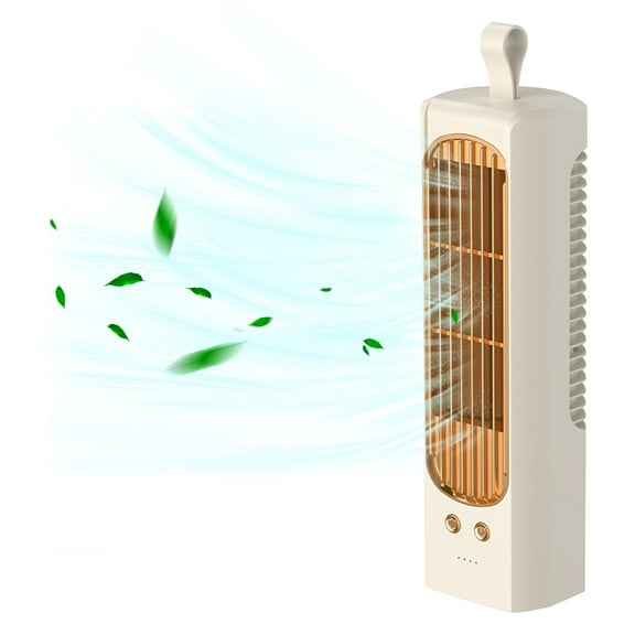 sruoe Tower Fan, Mini Fan, Bladeless Tower Fan, Quietset Speed Tower Fan Standing Fans, Cooling Fans for Home, Plastic