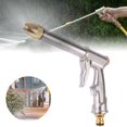 thumbnail image 1 of sruoe Water Hose Nozzle, Washing Water Gun, Pressure Washer Wands, Trigger Thumb Control Garden Hose Nozzle Sprayer, , Metal Water Nozzle, Water Nozzle for Car Wash Cleaning, 1 of 6