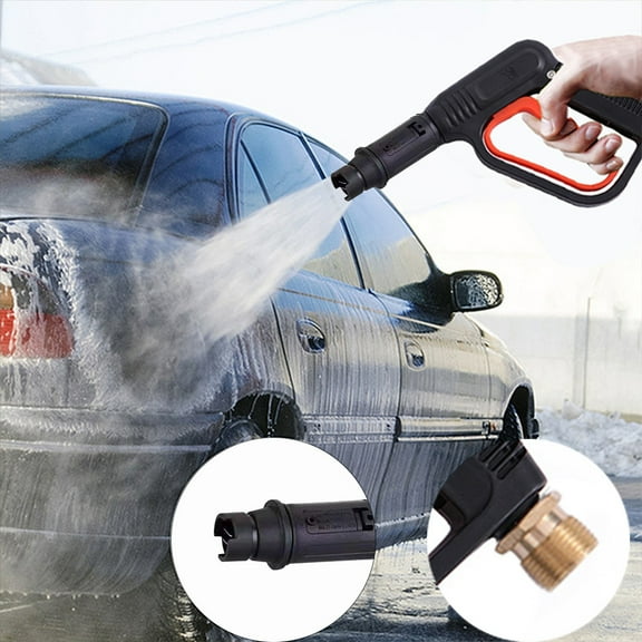 sruoe Water Hose Nozzle, Washing Water Gun, Pressure Washer Wands, Trigger Thumb Control Garden Hose Nozzle Sprayer, , Plastic Water Nozzle, Water Nozzle for Car Wash Cleaning