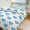 thumbnail image 1 of ss Cute Bow Bedding Set Couple Bedclothes Pillowcase Customized Home Textiles Bed Set for Bedroom Decoration, 1 of 6