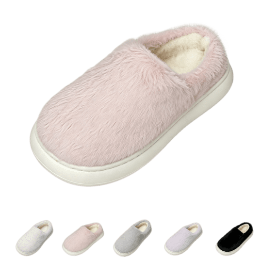ATENAR Slippers for Women,House Slippers for Women,Slippers for Women Indoor,Non-slip,Close Toe,Slip-On,Pink,42