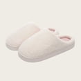 thumbnail image 1 of ssuyfkrb Slippers for Women,Slippers Women,Women's Slippers,Non-slip,Cozy,Warm,White,36, 1 of 8