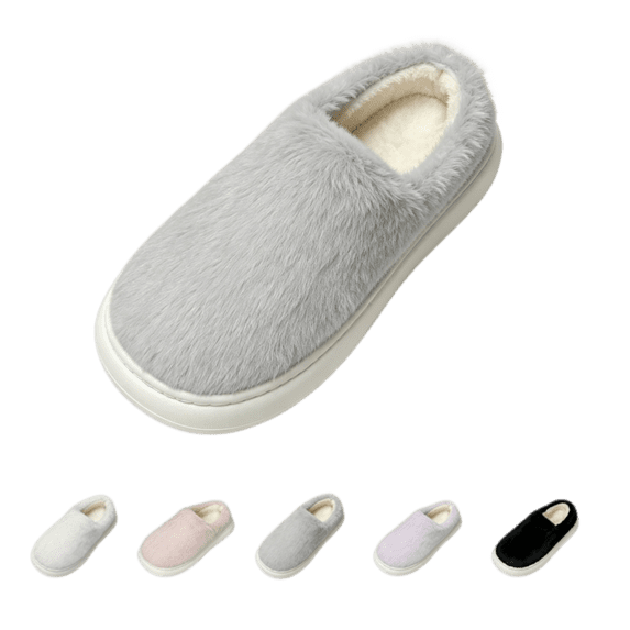 ssuyfkrb Slippers for Women,Slippers for Women Indoor,Slippers Women,Non-slip,Close Toe,Slip-On,Gray,38