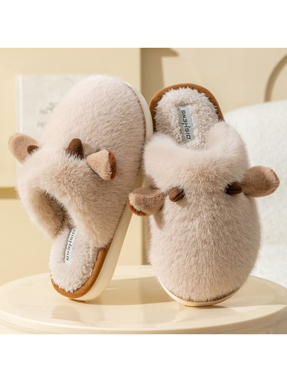 Slippers for Women,Slippers for Women Indoor,Slippers Women,Non-slip,Cozy,Warm,Khaki,38