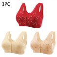 thumbnail image 1 of ssuyfkrb Womens Bras,Bras for Older Women,Bras for Women Plus Size,Breathable,Comfort Fit,Lift,Soft,Red,7XL, 1 of 9