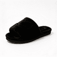 thumbnail image 1 of ATENAR Womens Slippers,Slippers Women,Women's Slippers,Comfy,Non Slip,Slip-on,Black,5.5-6, 1 of 6