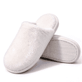 thumbnail image 1 of ATENAR Womens Slippers,Slippers for Women Indoor,Slippers Women,Comfy,Close Toe,Slip-On,White,10-10.5, 1 of 6