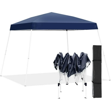 ssybab Outdoor 8x10 Ft Pop Up Canopy Tent,Portable Instant Folding Shelter Gazebos, Patio Canopy with Carrying Bag,Navy Blue.