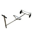 thumbnail image 1 of Stainless Steel Boat Launching Trailer Hand Dolly for Inflatable with 16” Wheels, 1 of 6