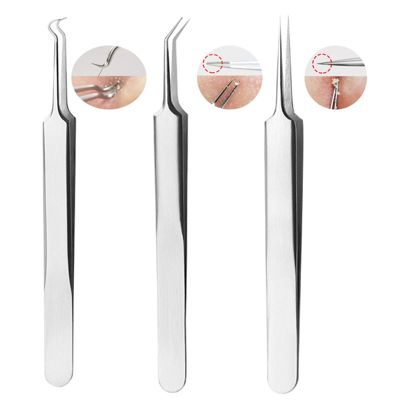 stainless steel acne clip acne needles to remove blackheads beauty