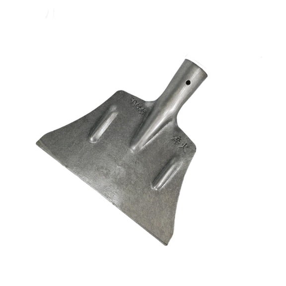 stainless steel color Snow Removal Shovel Cleaning Shovel Household Shovel Farming Manure Removal Shovel Wall Scraper Agricultural Tool Shovel Head Trapezoidal 9.8X9.1In