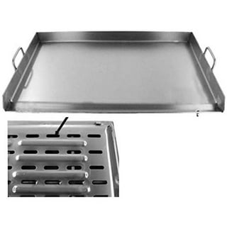 HomeNote Stainless Steel Griddle, Heavy Duty Hibachi Flat Top Griddle,  Universal for Indoor Outdoor Stove Top, Charcoal