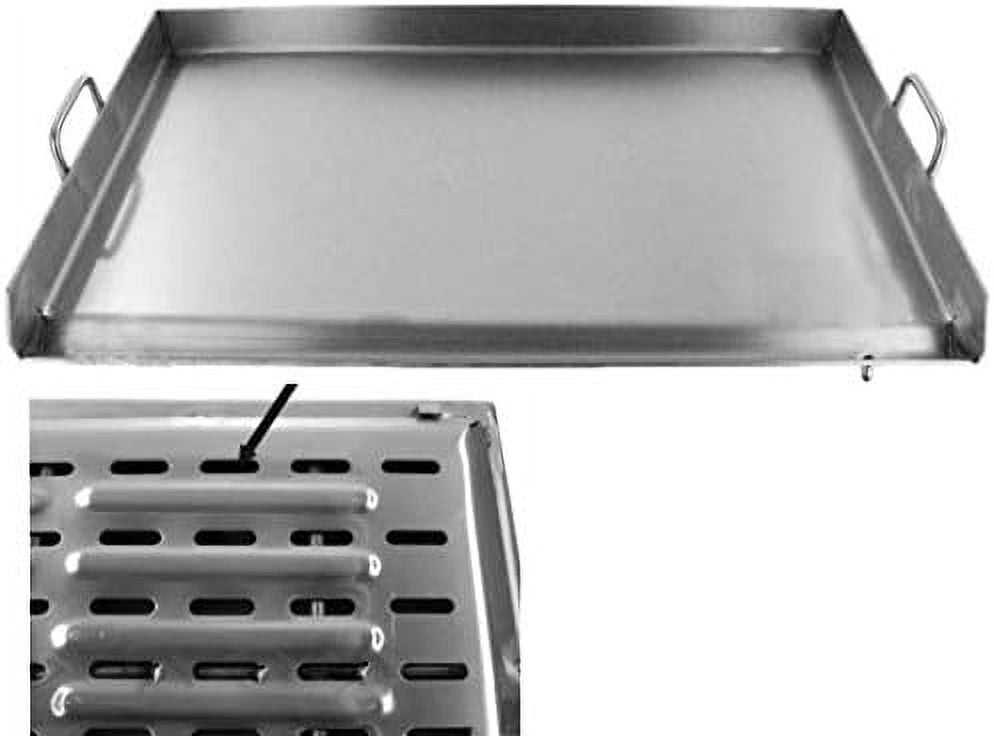 stainless steel griddleflat top grill tacosreinforced bracket bottom