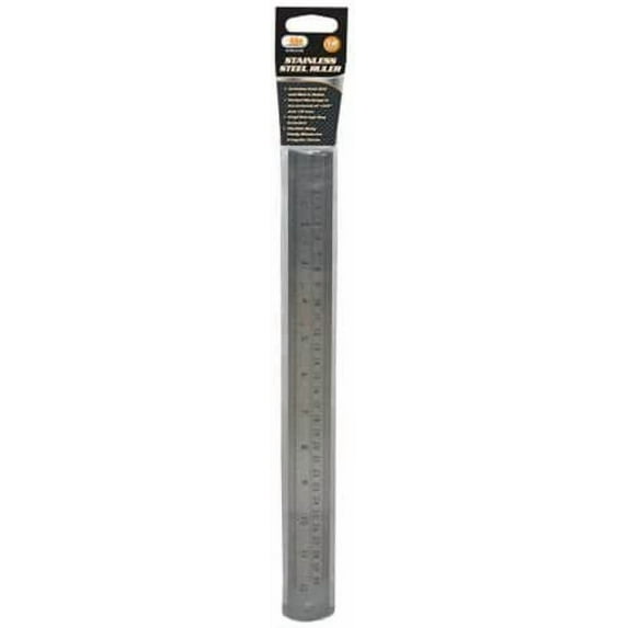 stainless steel ruler, 12"