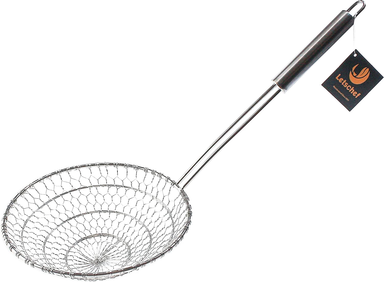 stainless steel spider strainer asian kitchen mesh wok strainer wire ...