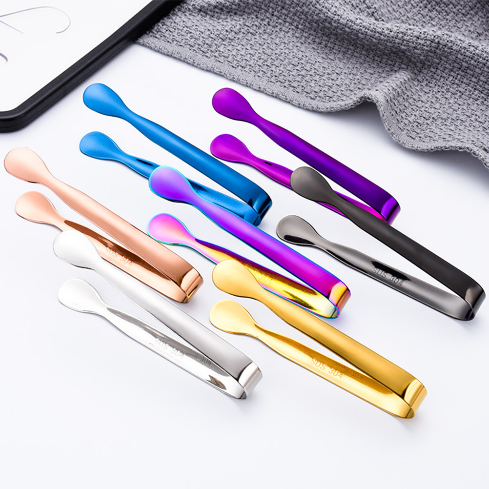stainless steel sugar tongs 12 Pcs Stainless Steel Mini Lemon Tongs