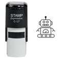 thumbnail image 1 of stampexpression - Automated Robot Self Inking Rubber Stamp - Black Ink (W-6898), 1 of 4