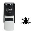 thumbnail image 1 of stampexpression - Black Frog Silhouette Self Inking Rubber Stamp - Black Ink (W-6322), 1 of 4