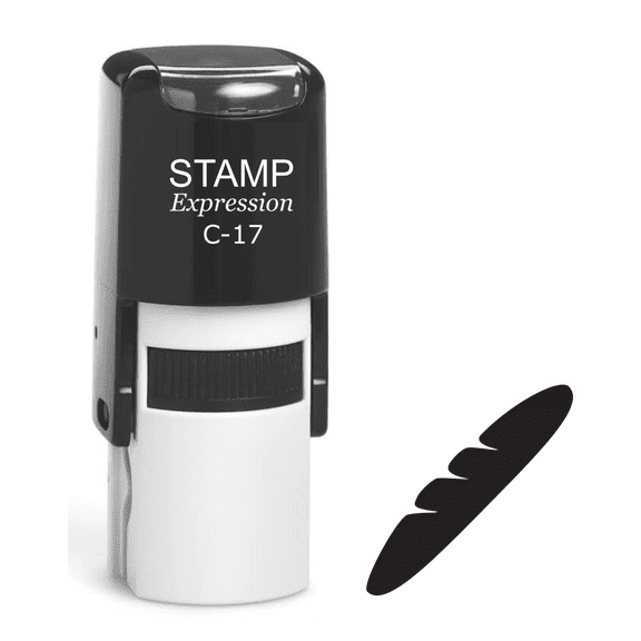 stampexpression - Bread Self Inking Rubber Stamp - Black Ink (A-61286)