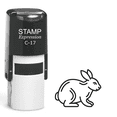 thumbnail image 1 of stampexpression - Bunny Rabbit Self Inking Rubber Stamp - Black Ink (A-61603), 1 of 4