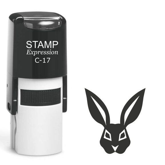 stampexpression - Bunny Rabbit Self Inking Rubber Stamp - Black Ink (A-61607)