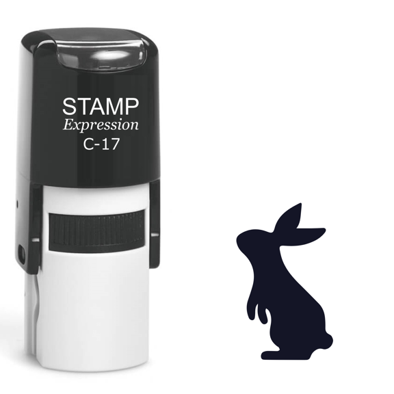 stampexpression - Bunny Rabbit Self Inking Rubber Stamp - Black Ink (A-61609)