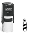 thumbnail image 1 of stampexpression - Candle Self Inking Rubber Stamp - Black Ink (A-62123), 1 of 4