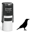 thumbnail image 1 of stampexpression - Crow Bird Self Inking Rubber Stamp - Black Ink (A-61695), 1 of 4