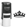 thumbnail image 1 of stampexpression - Crown Self Inking Rubber Stamp - Black Ink (A-61064), 1 of 4