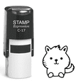 thumbnail image 1 of stampexpression - Cute Cat Self Inking Rubber Stamp - Black Ink (A-61751), 1 of 4