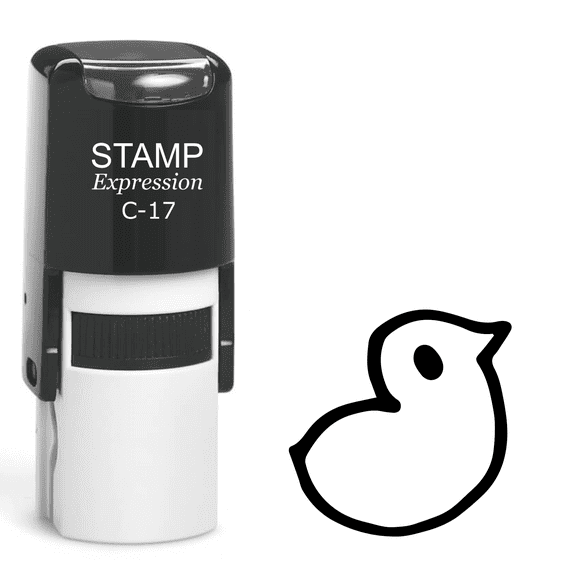 stampexpression - Duck Self Inking Rubber Stamp - Black Ink (A-61842)