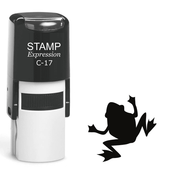 stampexpression - Frog Self Inking Rubber Stamp - Black Ink (A-62499)