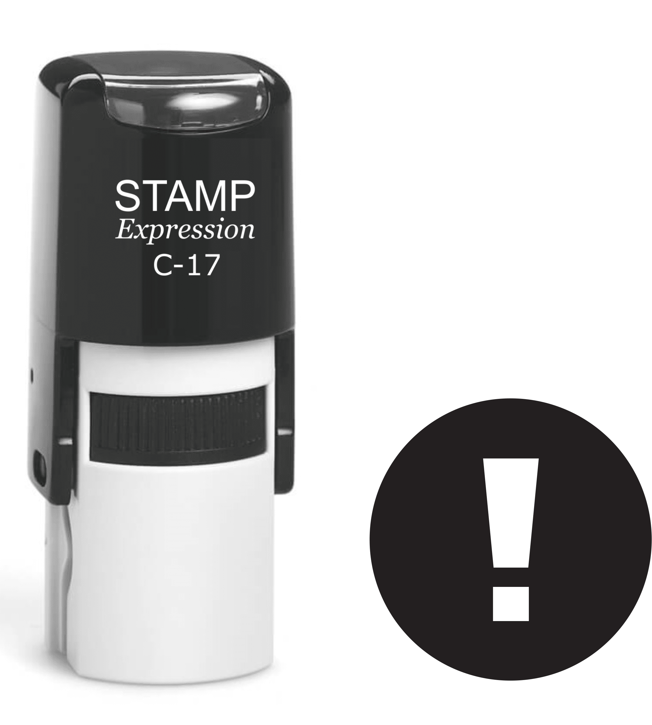 stampexpression - Information Icon Self Inking Rubber Stamp - Black Ink ...