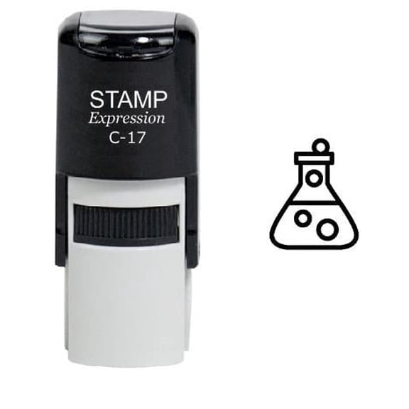 stampexpression - Laboratory Experiment Self Inking Rubber Stamp - Black Ink (W-6393)