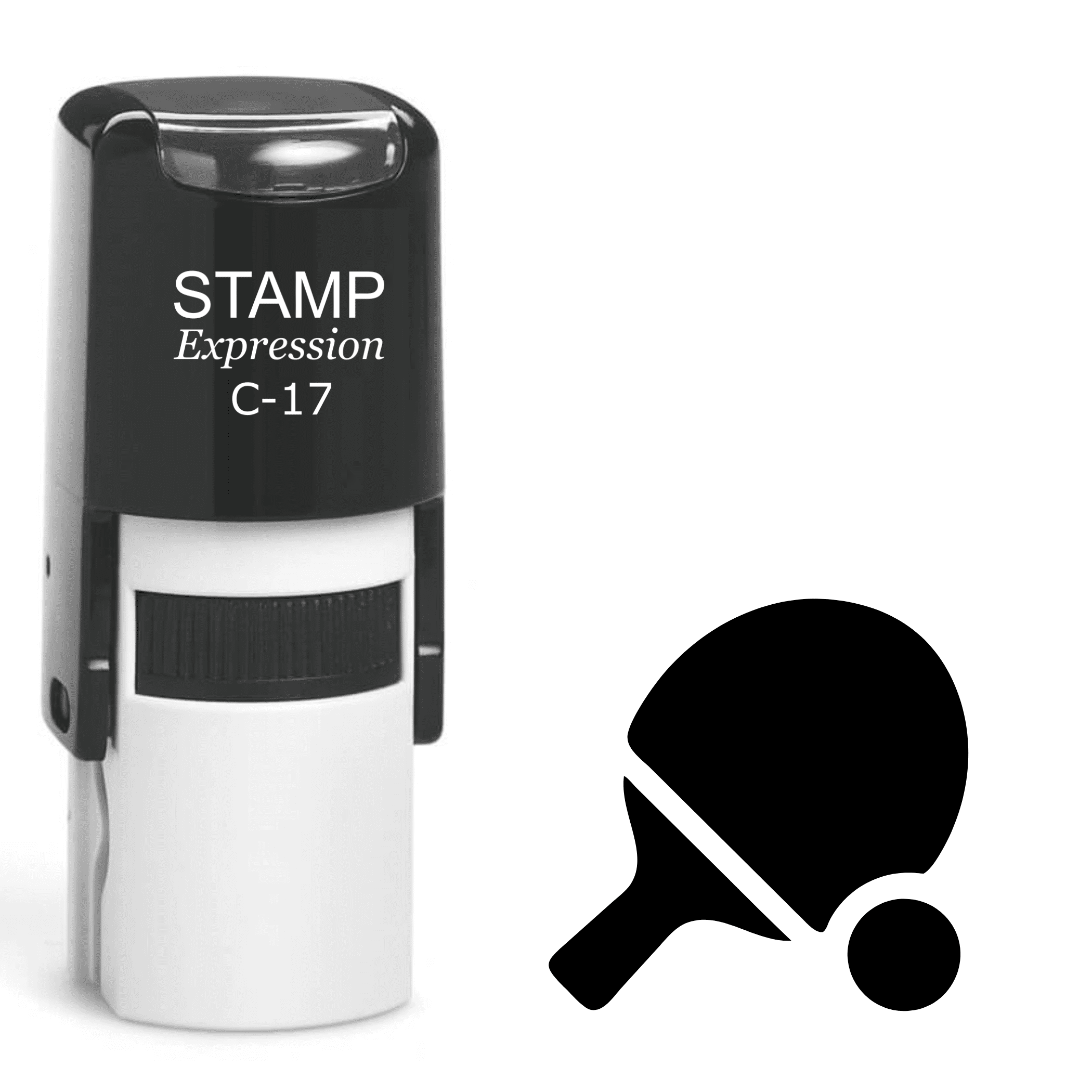 stampexpression - Ping Pong Table Tennis Paddle Self Inking Rubber ...