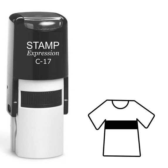 stampexpression - T-shirt Self Inking Rubber Stamp - Black Ink (A-62117)