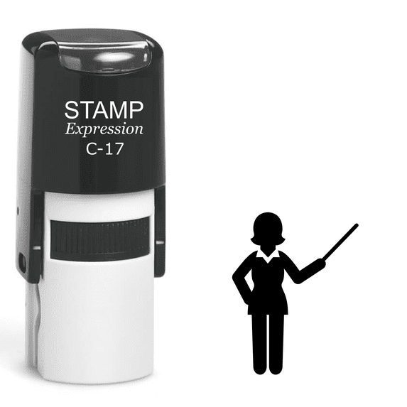 stampexpression - Teacher Self Inking Rubber Stamp - Black Ink (A-62559)