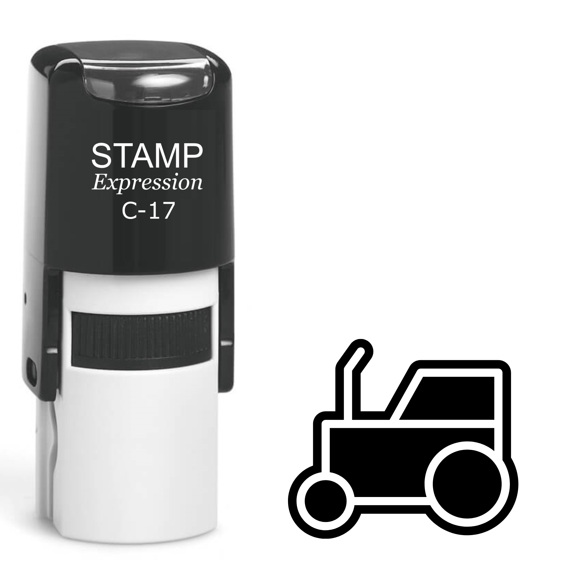 stampexpression - Tractor Self Inking Rubber Stamp - Black Ink (A-62278)