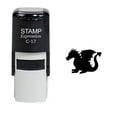 thumbnail image 1 of stampexpression - Winged Dragon Self Inking Rubber Stamp - Black Ink (W-6459), 1 of 4