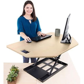 Corner Desk Risers and Monitor Stands for Efficient Workspaces